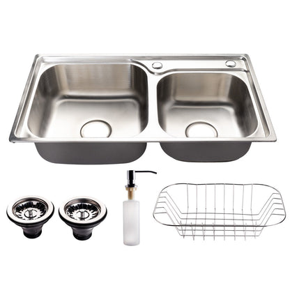 Kit Cuba Dupla Aço Inox + Torneira Gourmet Cromada 50cm Luxo