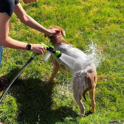 Pulverizador de Espuma Alta Pressão para Banho Pet - 8 Jatos
