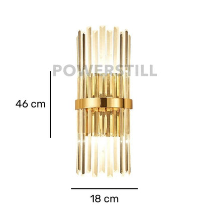 Arandela de Parede Luxuosa em Cristal Bivolt