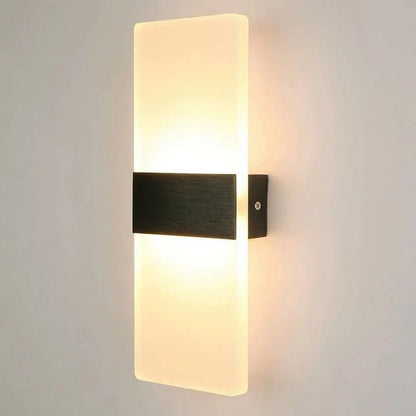 Arandela Minimalista de Acrílico para Parede Outlet