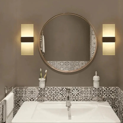 Arandela Minimalista de Acrílico para Parede Outlet