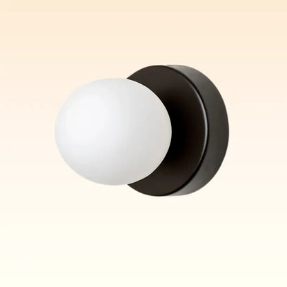 Arandela de Parede Globo de Vidro Fosco Bivolt | Com Lâmpada G9