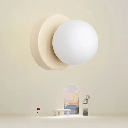 Arandela de Parede Globo de Vidro Fosco Bivolt | Com Lâmpada G9