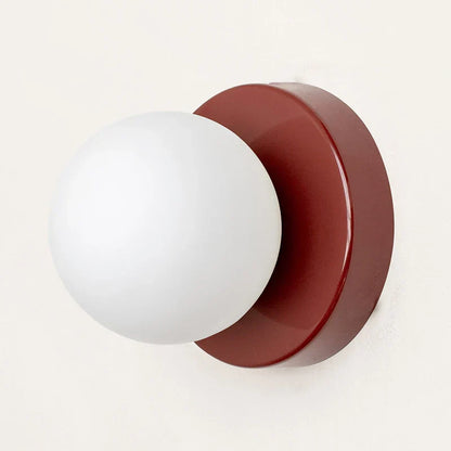 Arandela de Parede Globo de Vidro Fosco Bivolt | Com Lâmpada G9