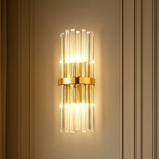 Arandela de Parede Luxuosa em Cristal Bivolt