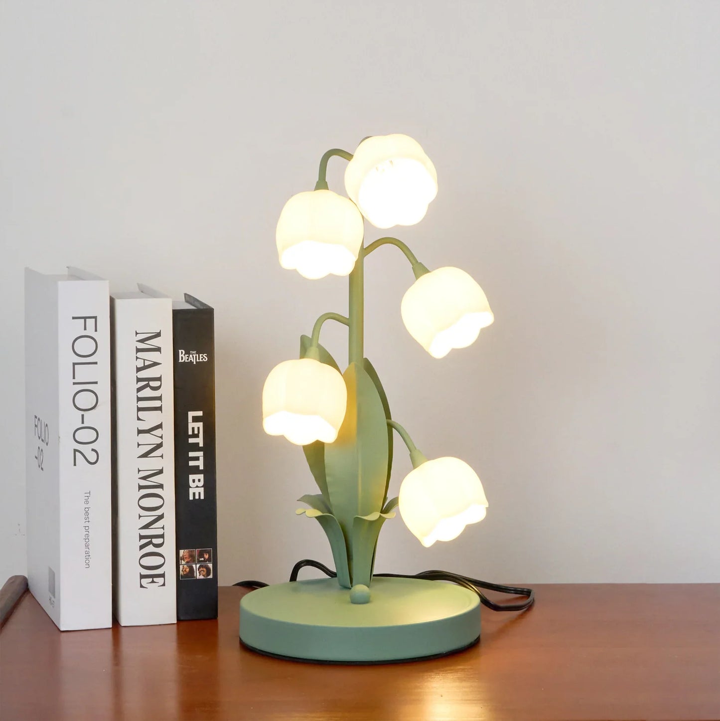 Luminária de Mesa Bell Orchid