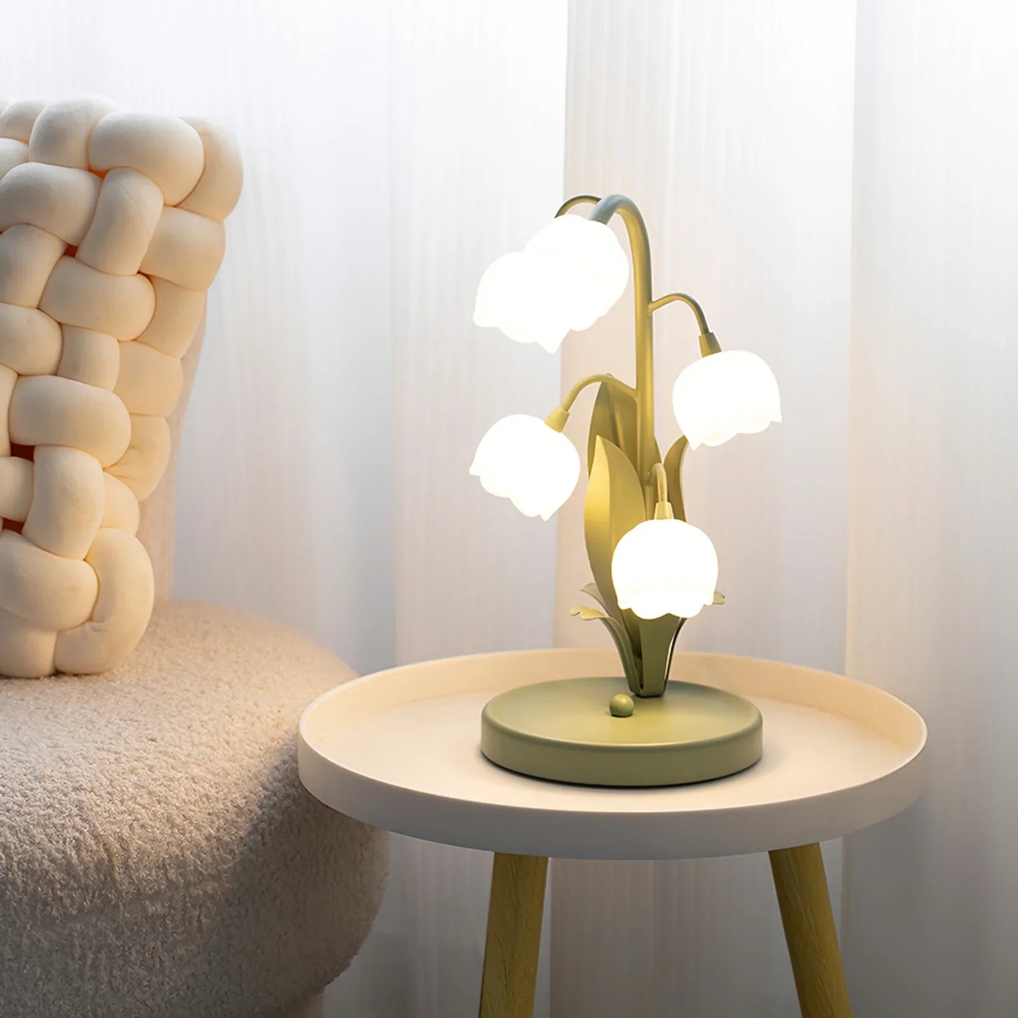Luminária de Mesa Bell Orchid