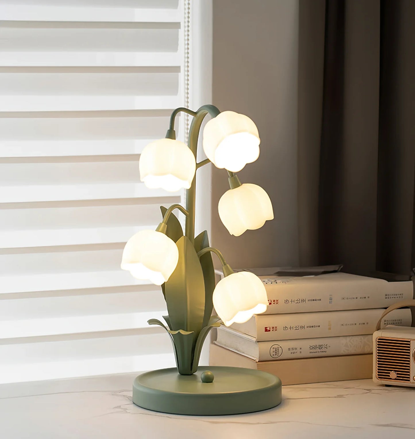Luminária de Mesa Bell Orchid