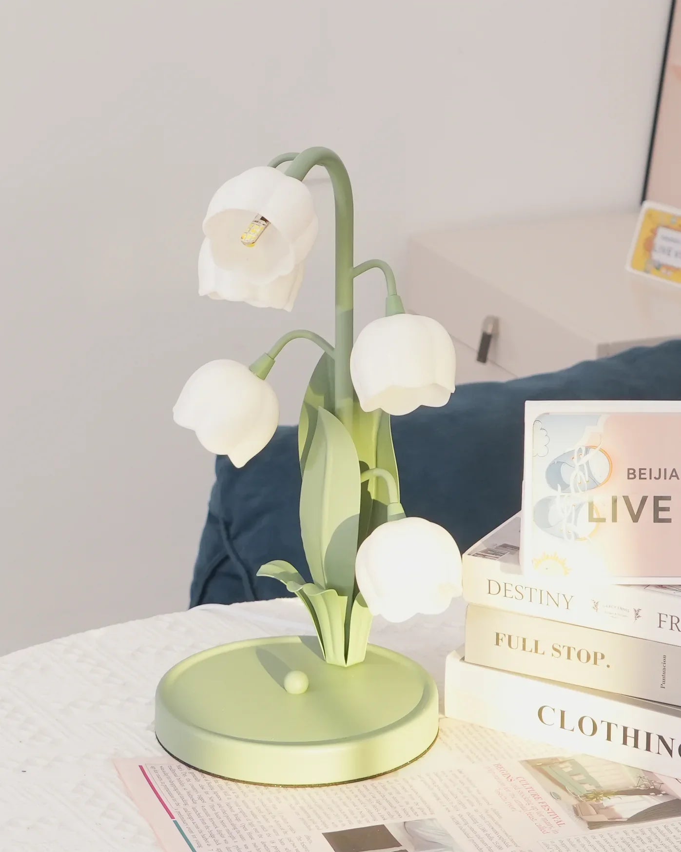 Luminária de Mesa Bell Orchid