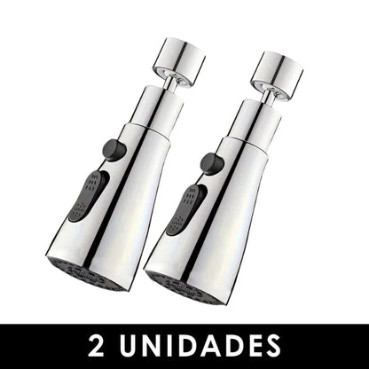 Bico de Torneira Universal 360º com 3 Modos de Água