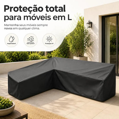 Capa Impermeável para Sofá em L Sofá de Canto