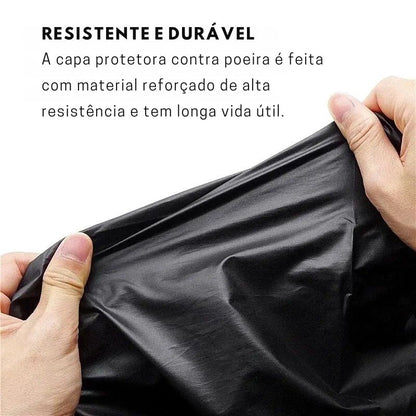 Capa Impermeável Retangular para Móveis Externos Preta