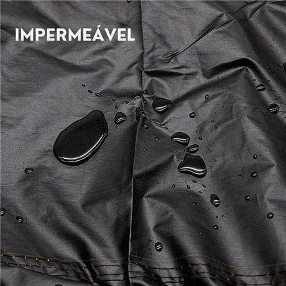Capa Impermeável Retangular para Móveis Externos Preta