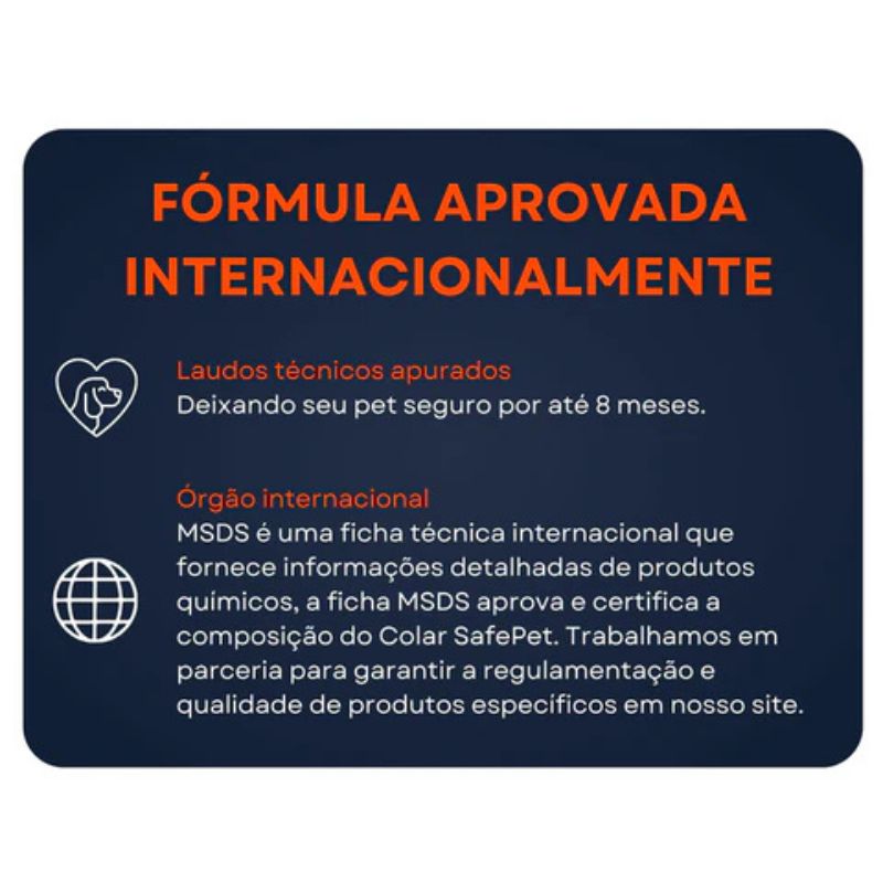 Coleira de Proteção SafePet | Bem-Estar e Higiene por 8 Meses
