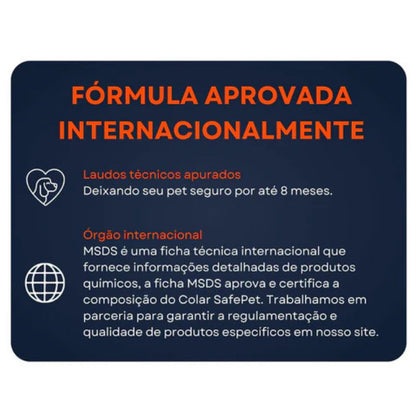 Coleira de Proteção SafePet | Bem-Estar e Higiene por 8 Meses