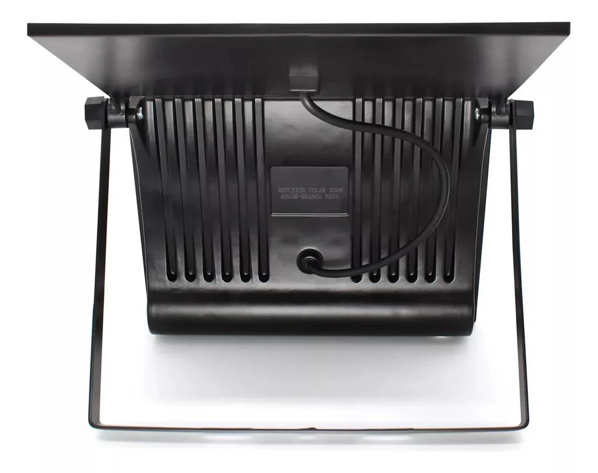 Refletor LED Solar 200W 300W IP67 Placa Ajustável