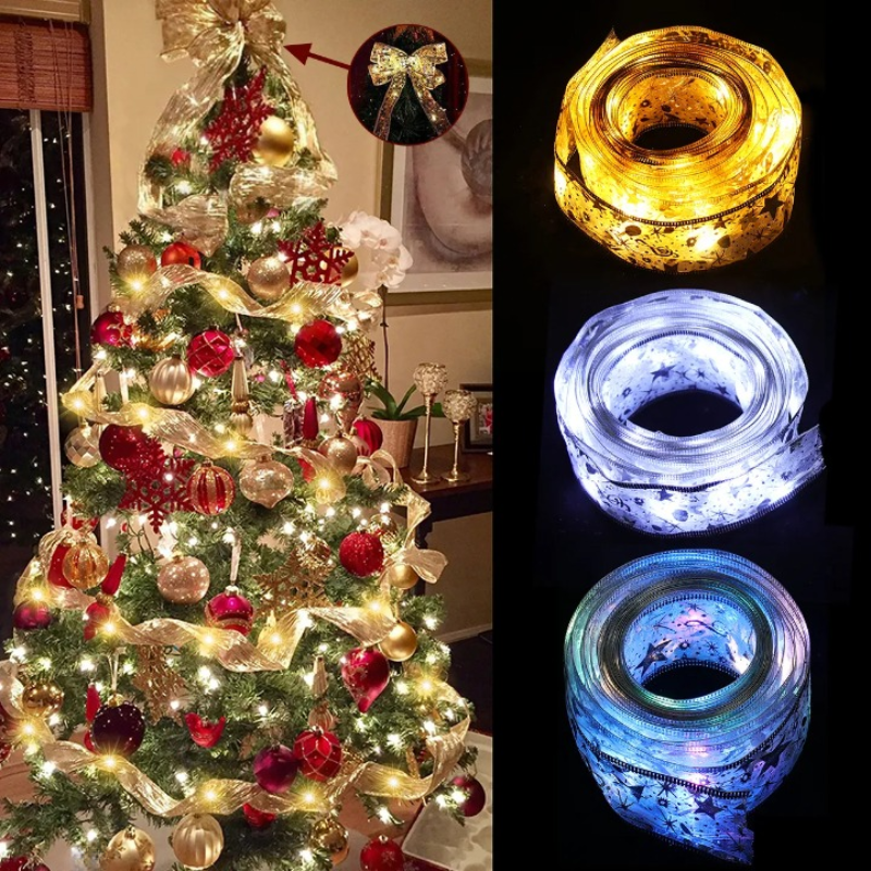 Fita Led Decorativa de Árvore de Natal