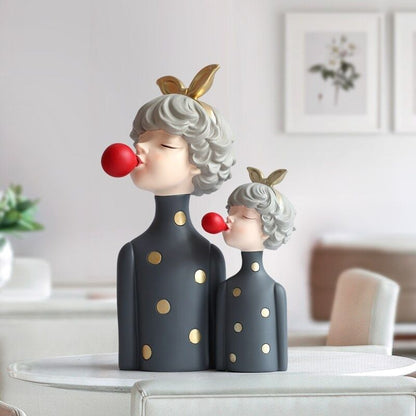 Escultura Boneca Decorativa Lilly Ball Estatueta