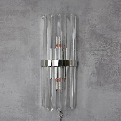 Arandela de Parede Luxuosa em Cristal Bivolt