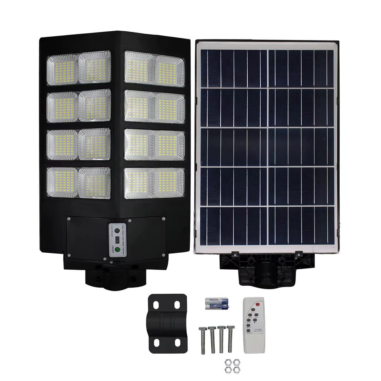 Luminária LED Solar 1000W com Sensor de Presença IP66