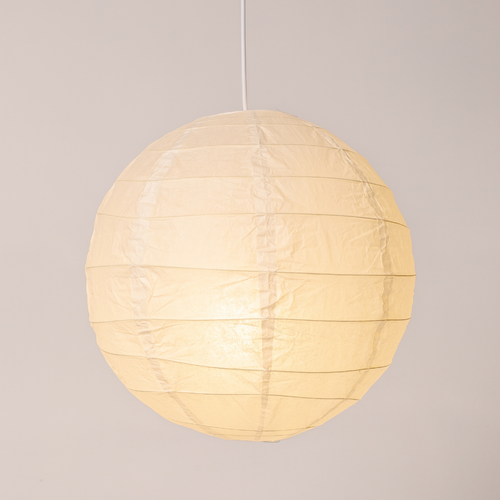 Luminária Pendente Japandi em Papel de Arroz Design Minimalista