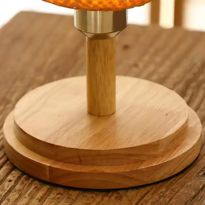 Luminária de Mesa em Bambu Artesanal Design Sustentável e Zen