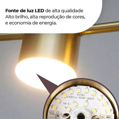 Lustre Moderno Para Sala Saint Louise Outlet