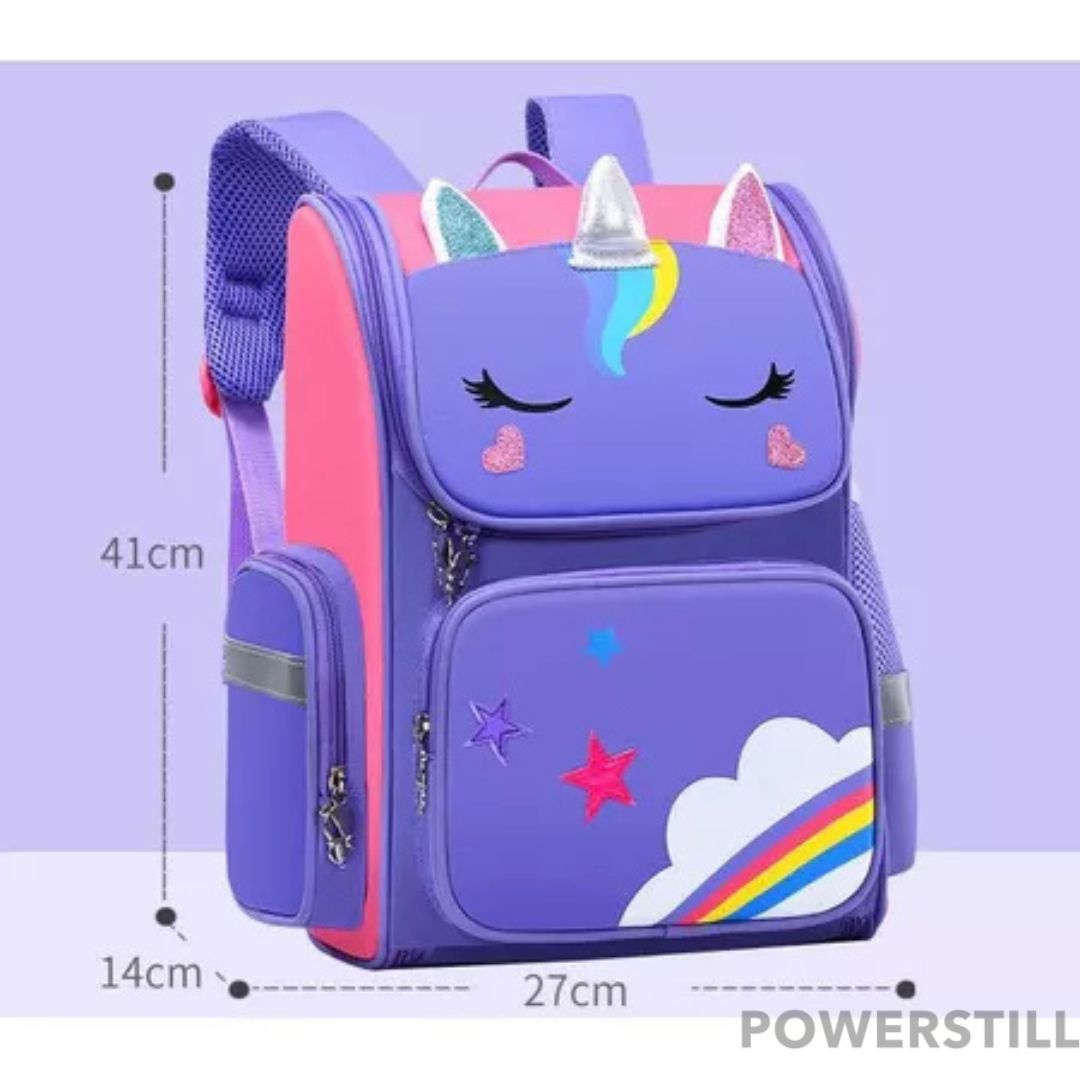 Mochila Unicórnio Escolar Grande Conforto e Magia