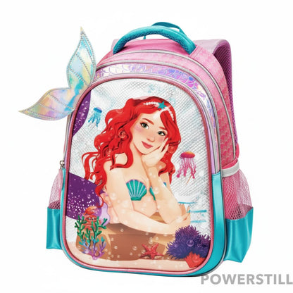 Mochila Princesas Sua Filha Brilhando na Sala