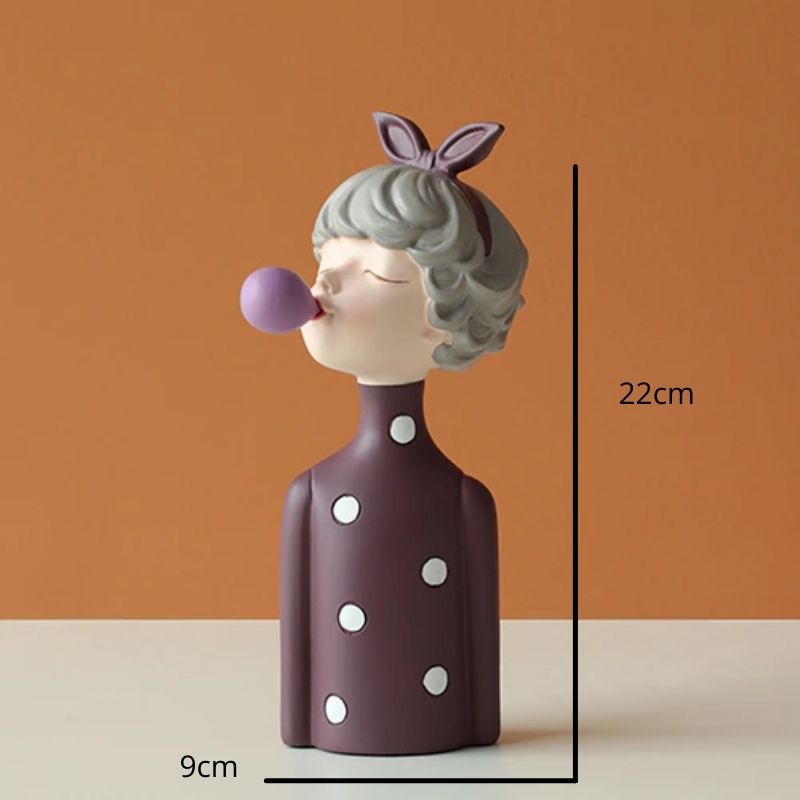 Escultura Boneca Decorativa Lilly Ball Estatueta