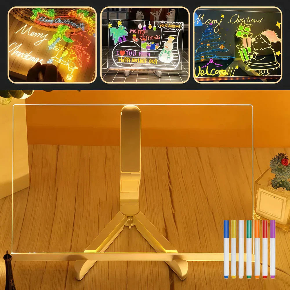 Quadro Mágico para Desenhar com Luz LED Infantil LuzPad