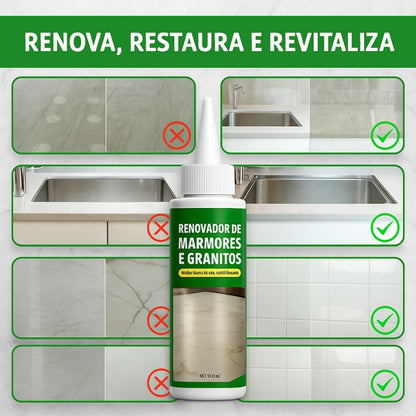Kit Renovador e Protetor de Mármore Granito e Porcelanato