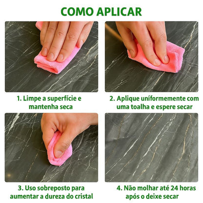 Kit Renovador e Protetor de Mármore Granito e Porcelanato