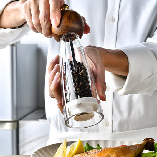 Moedor Manual de Sal e Pimenta em Cerâmica para Cozinha
