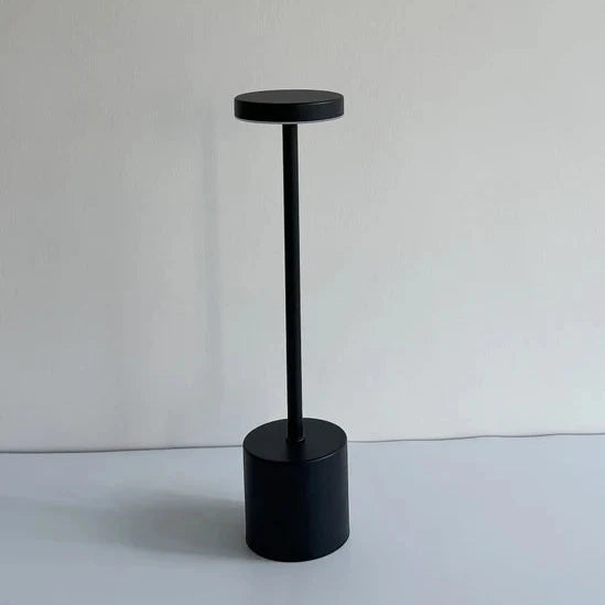 Luminária de Mesa LED Recarregável Sem Fio Metal