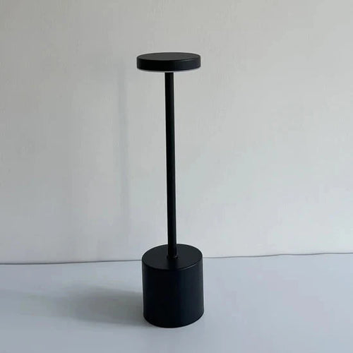Luminária de Mesa LED Recarregável Sem Fio Metal