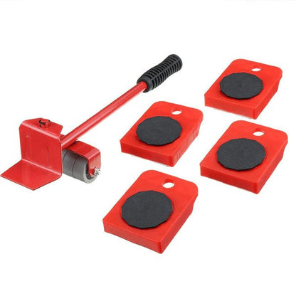 Kit Levantador De Móveis Com Rodinhas 5 Peças