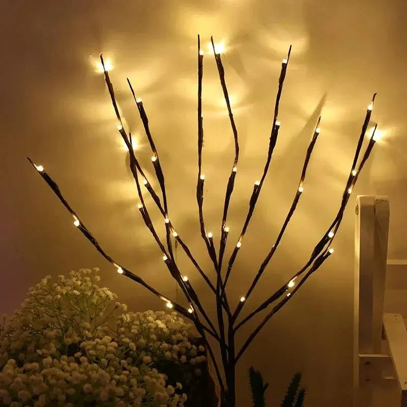 Árvore de Natal Galhos Iluminados Decorativo