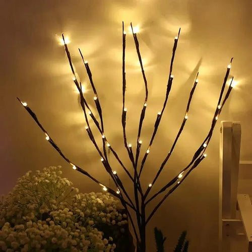 Árvore de Natal Galhos Iluminados Decorativo