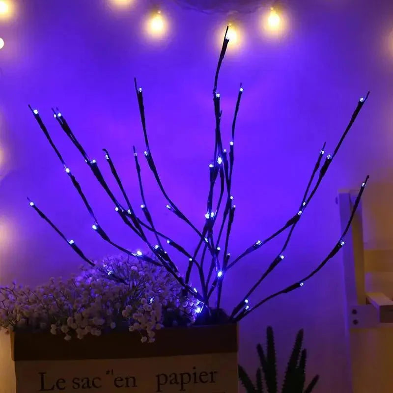 Árvore de Natal Galhos Iluminados Decorativo