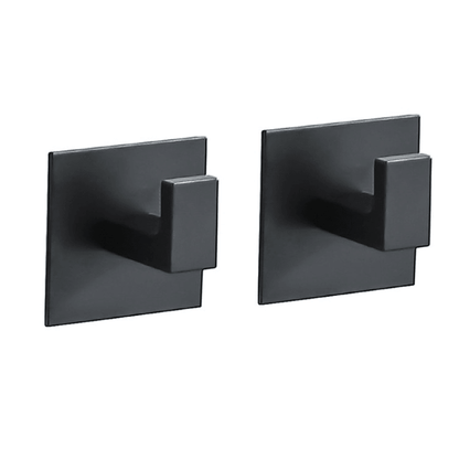 Gancho Porta Toalha de Parede Preto