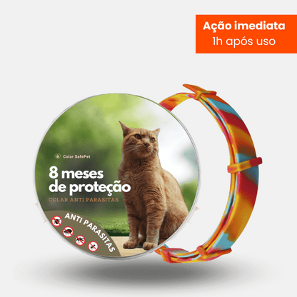 Coleira de Proteção SafePet | Bem-Estar e Higiene por 8 Meses