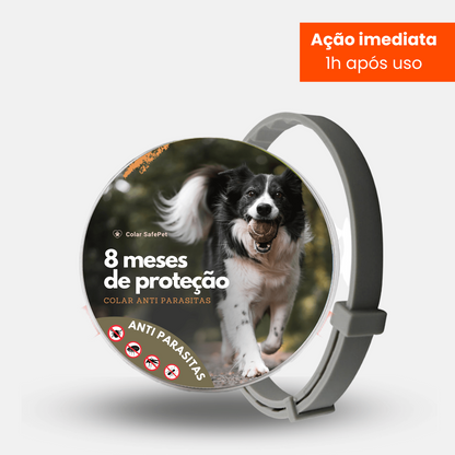 Coleira de Proteção SafePet | Bem-Estar e Higiene por 8 Meses